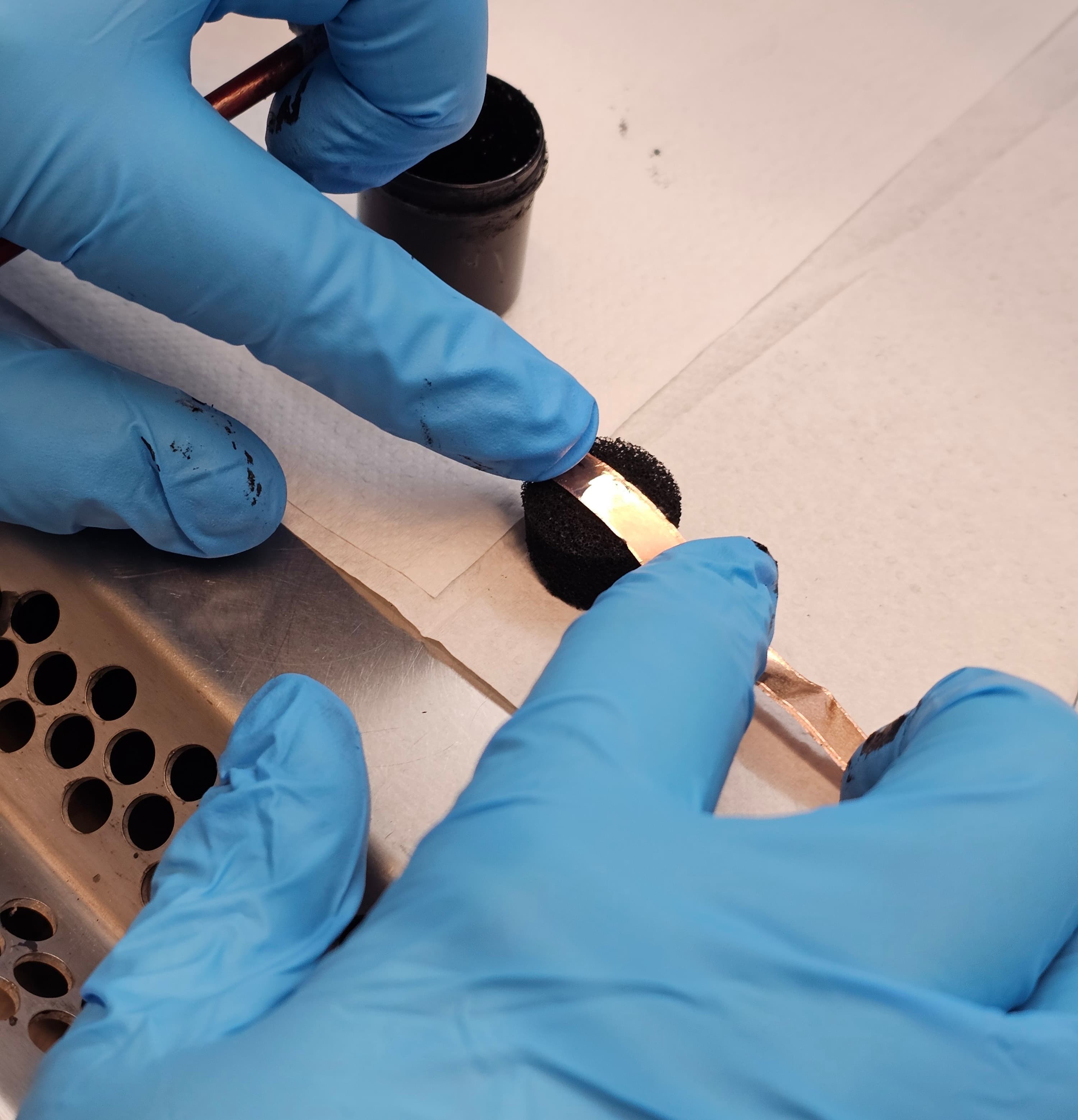 PU foam based button - Dip coated